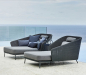 Preview: Cane-Line Mega Daybed rechts inkl. Kissensatz Grey